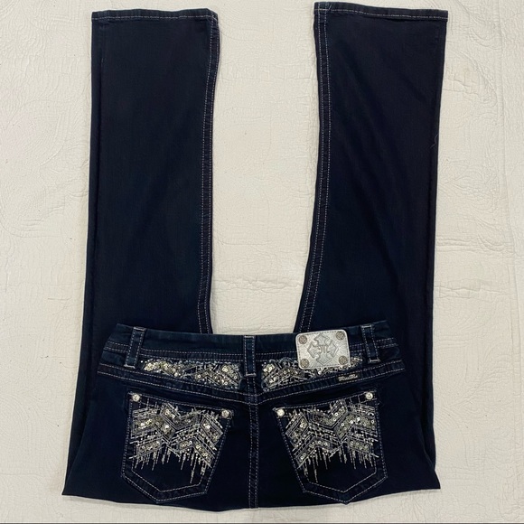 Miss Me Denim - #101 Women” MissMe “Mid-Rise” Easy Boot jeans Size 32